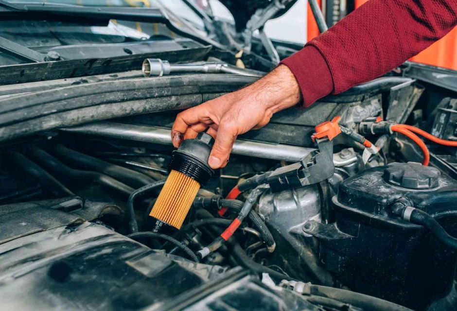 oil filter change