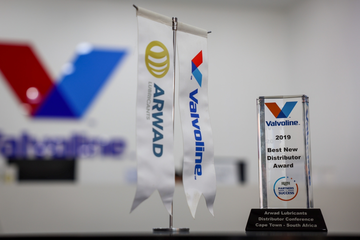 arwad lubricants valvoline best new distributor award